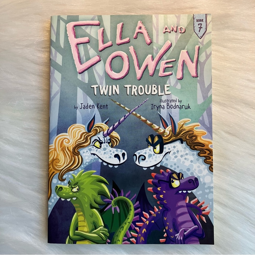Ella and Owen Unicorn Twin Trouble Kids Paperback Chapter Book #7 by Jaden Kent
